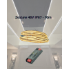 Zestaw - Taśma LED COB 48V 3000k IP67 10m + zasilacz